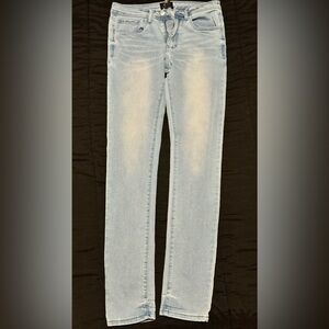 Staked skinny jeans